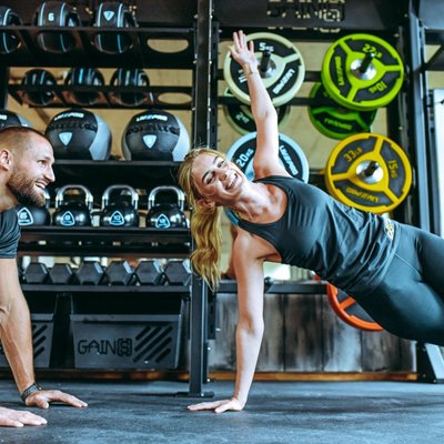 Training im Fitnessstudio von MYGYM Boutique